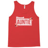 blessed aunitie with flower white color Tank Top