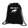 ugly moose funny animal present tee new Drawstring Bags