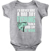 fishing fanatics1 Baby Bodysuit