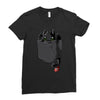 pocket toothless Ladies Fitted T-Shirt