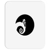 nightmare before christmas black logo Mousepad