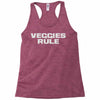 veggie rule Racerback Tank