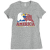 science bless america Ladies Fitted T-Shirt
