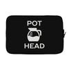 pot head coffee lover Laptop sleeve