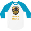 work hard 3/4 Sleeve Shirt