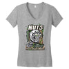 nuts about bikes Women's V-Neck T-Shirt
