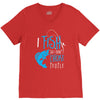 i fish so i don't choke V-Neck Tee