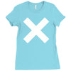 cross logo Ladies Fitted T-Shirt