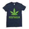 Vegetarian Ladies Fitted T-Shirt