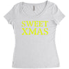 sweet xmas Women's Triblend Scoop T-shirt