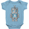 wind up cyberman Baby Onesie