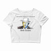 Bob Dylan Nobel Tee Crop Top