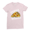 Pizza Bitch Ladies Fitted T-Shirt