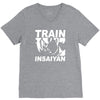 silver edition train insaiyan dragonball z insane bodybuilding goku V-Neck Tee