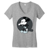 mickey mouse suicide Women's V-Neck T-Shirt
