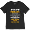 I Am A Mechanic V-Neck Tee