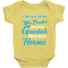 Pawpaw Was Created because Grankids Need Real Heroes Baby Onesie