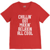 Chillin Out Maxin Relaxin All Cool V-Neck Tee