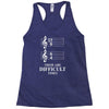 13/8 6/4 These Are Difficult Times Racerback Tank
