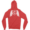 letter c with wings Zipper Hoodie