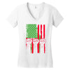 fist raised and proud! Women's V-Neck T-Shirt