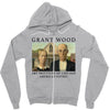 Grant Wood American Gothic Zipper Hoodie