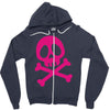 pink pirate Zipper Hoodie
