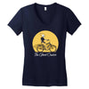 the ghost cruiser Women's V-Neck T-Shirt