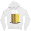 oh hay oh hey girl boy funny pun Zipper Hoodie