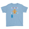 cookie monster gingerbread man ugly christmas sweater Youth Tee