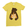 All Good In The Woods Ladies Fitted T-Shirt