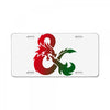 dungeons dragons logo License Plate