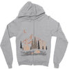 night in the forest Zipper Hoodie