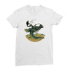 morning commute Ladies Fitted T-Shirt