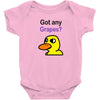 got any grapes Baby Bodysuit