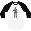 Soldier Colorful 3/4 Sleeve Shirt