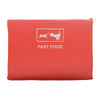 fast food funny Accessory Pouches
