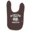 soccer takes balls Baby Bibs