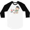 Cute Baby Painter's Dad Love 3/4 Sleeve Shirt
