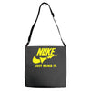 nuke just bomb it Adjustable Strap Totes
