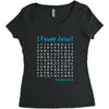 i Found Jesus Women's Triblend Scoop T-shirt