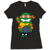 lucky turtle Ladies Fitted T-Shirt