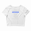 i stand with officer Crop Top