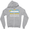 mischief with grandpa Zipper Hoodie