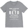 want a better texas V-Neck Tee