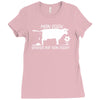 vegetarier mein essen schei&szlig;t Ladies Fitted T-Shirt