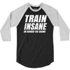 Train Insane Or Remain The Same 3/4 Sleeve Shirt