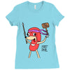 Ugandan Knuckles Ladies Fitted T-Shirt