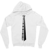 piano tie Zipper Hoodie