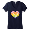 Vote Yes-Australia Marriage Equality Women's V-Neck T-Shirt